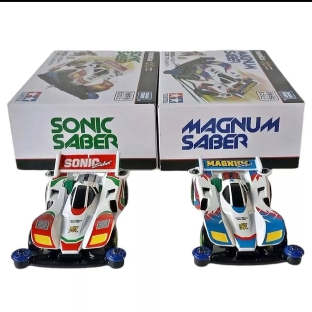 Tomica Premium Unlimited The Racing Brothers Let's & Go Magnum Saber+Son…